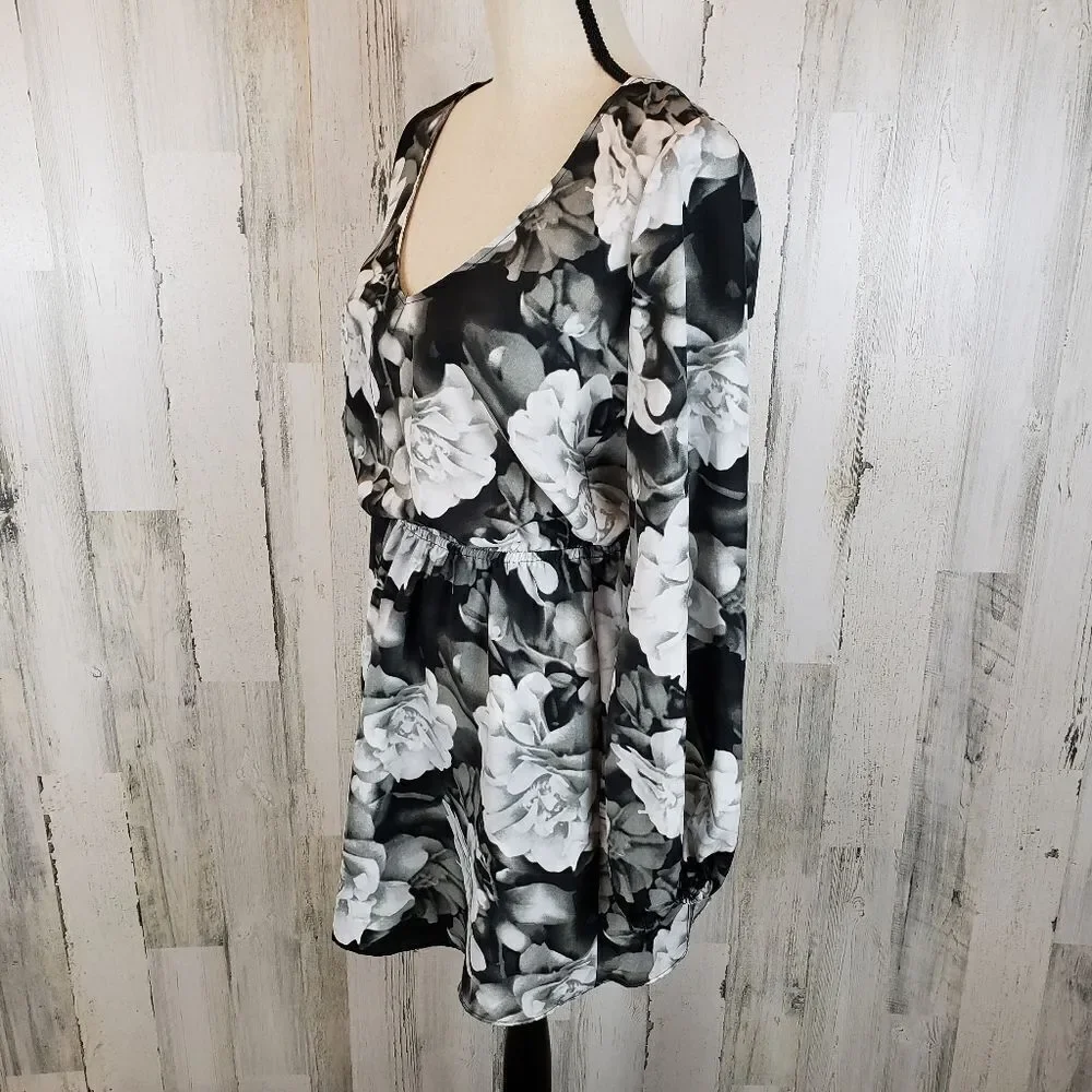 SMYM Rainey Mini Dress Black Floral Sz S - Picture 6 of 10